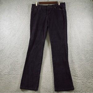 Gap Jeans Women's Limited Edition Corduroy Mid Rise Zip Fly Brown Size 8 *Flaw‎